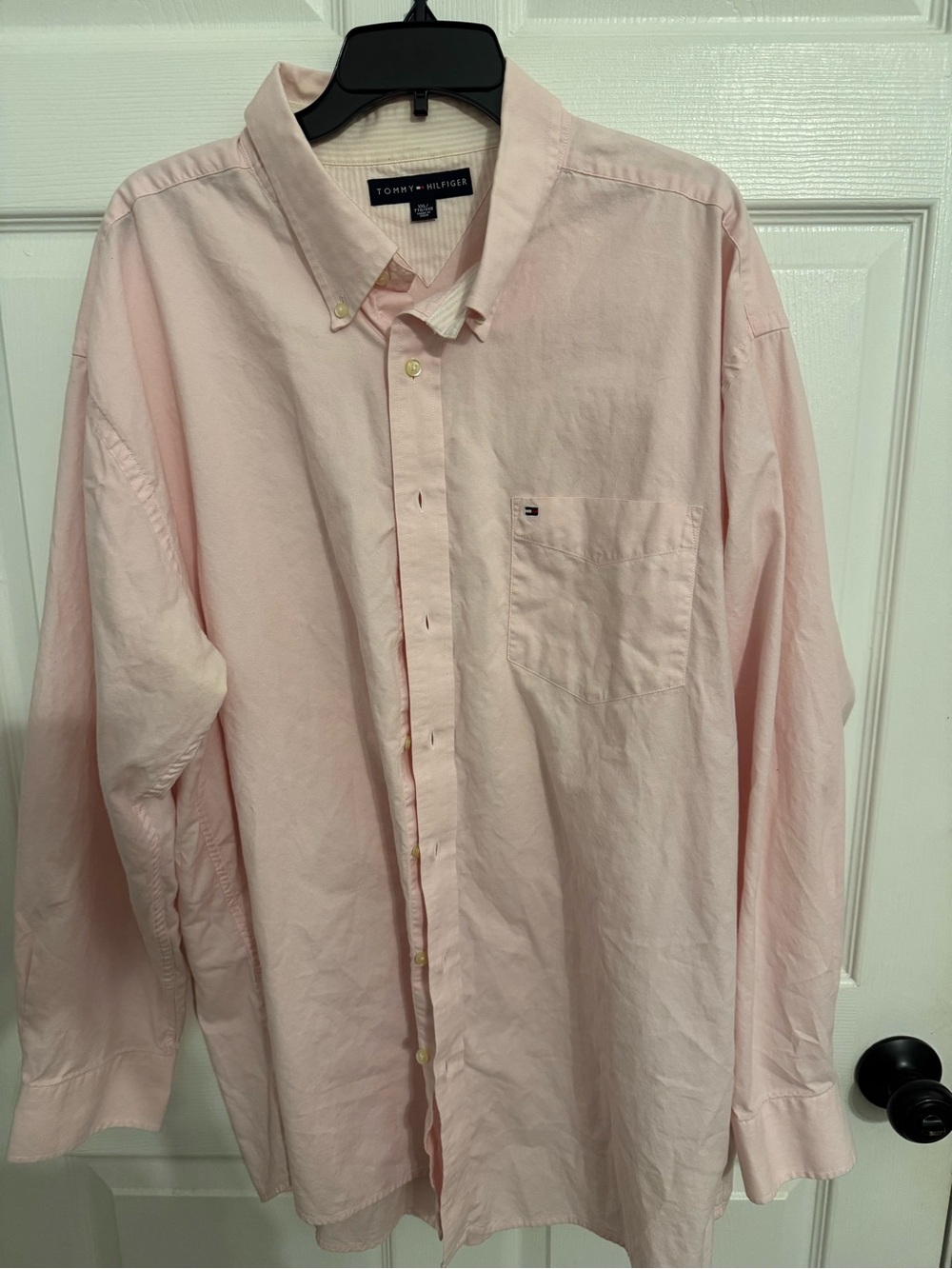 Tommy Hilfiger Pale Pink Button-Down Oxford Shirt